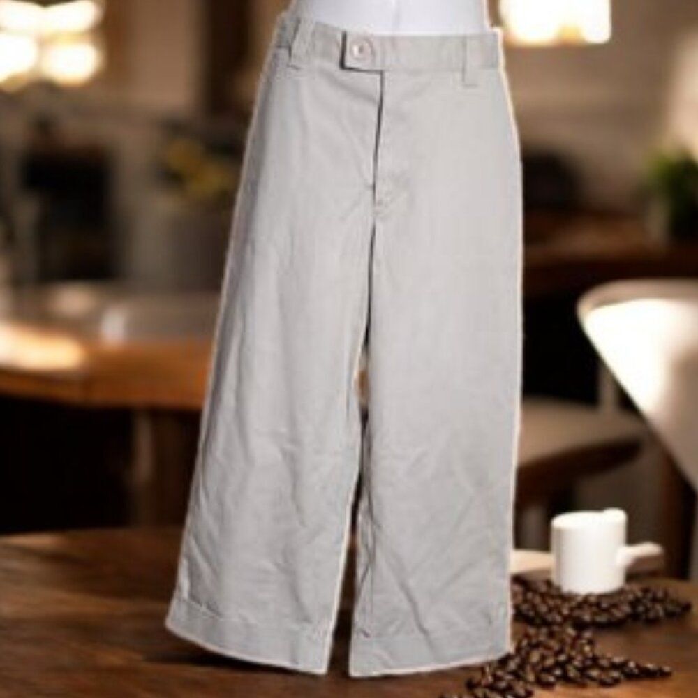 Riders Casuals Chic Neutral Wide-Leg Trousers Size 14 Petite